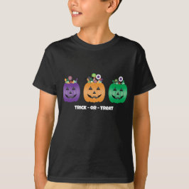 ハロウィーンハロウィーンのカボチャのちょうちんキャンディパイル Tシャツ