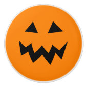 ハロウィーンハロウィーンのカボチャのちょうちんドア&ドロワープルノブ セラミックノブ (正面)
