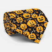 ハロウィーンハロウィーンのカボチャのちょうちんパンプキンパッチ ネクタイ (ロール)
