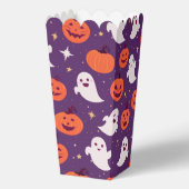 ハロウィーンハロウィーンのカボチャのちょうちん幽霊パターン フェイバーボックス (裏面)