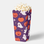 ハロウィーンハロウィーンのカボチャのちょうちん幽霊パターン フェイバーボックス (はじけた状態)