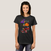 ハロウィーンハロサンクスマス建築ビークル Tシャツ (正面フル)