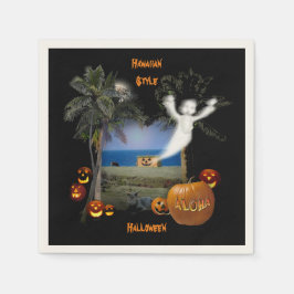 ハロウィーンハワイアンスタイル スタンダードカクテルナプキン