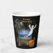 ハロウィーンハワイアンスタイル 紙コップ (正面)