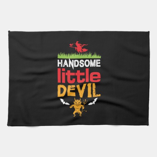 ハロウィーンハンサム誕生日 キッチンタオル (横)