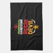 ハロウィーンハンサム誕生日 キッチンタオル (縦)