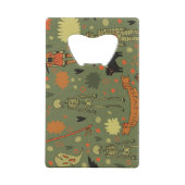 ハロウィーンハント:不気味ヴィンテージミックス クレジットカード栓抜き (裏面)