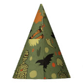 ハロウィーンハント：不気味ヴィンテージミックス パーティーハット (裏面)