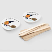 ハロウィーンハンドファンウィッチカボチャ飛んでいるブロム ハンドファン (組立なし)