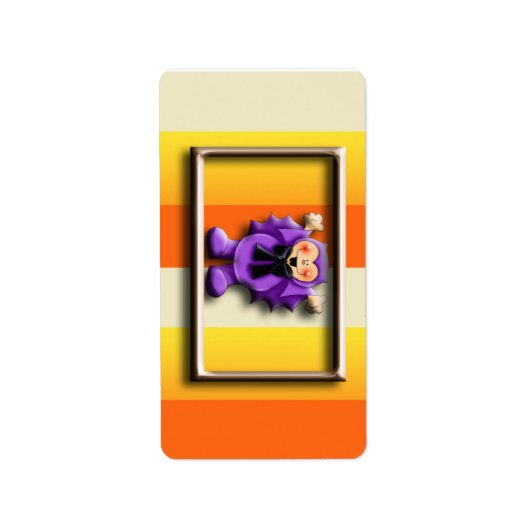 ハロウィーンハーシーミニチュアキャンディーラッパーラベル ラベル (正面)