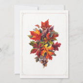 ハロウィーンハーベストカボプキンカービングパーティー 招待状 (裏面)