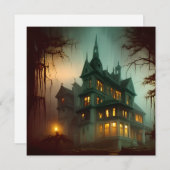 ハロウィーンハ幽霊のよく出るウス怖 シーズンカード (正面/裏面)