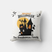 ハロウィーンハ幽霊のよく出るウス クッション (正面)