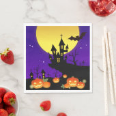 ハロウィーンハ幽霊のよく出るウス スタンダードランチョンナプキン (インサイチュ)