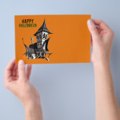 ハロウィーンハ幽霊のよく出るウス チラシ (ハンドル)