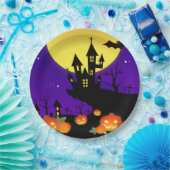 ハロウィーンハ幽霊のよく出るウス ペーパープレート (パーティー)