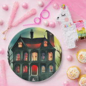 ハロウィーンハ幽霊のよく出るウス ペーパープレート (パーティー)