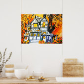 ハロウィーンハ幽霊のよく出るウス ポスター (キッチン)