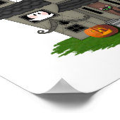 ハロウィーンハ幽霊のよく出るウス ポスター (角)