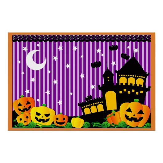 ハロウィーンハ幽霊のよく出るウス ポスター (正面)