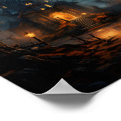 ハロウィーンハ幽霊のよく出るウス ポスター (角)