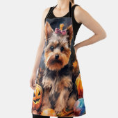 ハロウィーンバイワーテリアカボチャ怖い エプロン (インサイチュ)