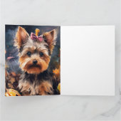 ハロウィーンバイワーテリアカボチャ怖い カード (内部)