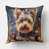 ハロウィーンバイワーテリアカボチャ怖い クッション (裏面)