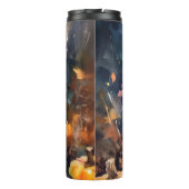 ハロウィーンバイワーテリアカボチャ怖い タンブラー (裏面)