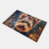 ハロウィーンバイワーテリアカボチャ怖い ドアマット (アングル)