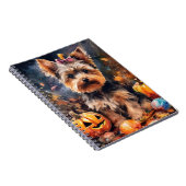 ハロウィーンバイワーテリアカボチャ怖い ノートブック (右側)