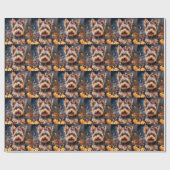 ハロウィーンバイワーテリアカボチャ怖い ラッピングペーパー (フラット)