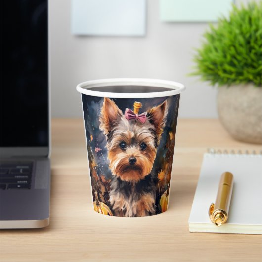 ハロウィーンバイワーテリアカボチャ怖い 紙コップ (インサイチュ)