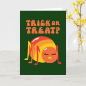 ハロウィーンバグ カード (黄色い花)