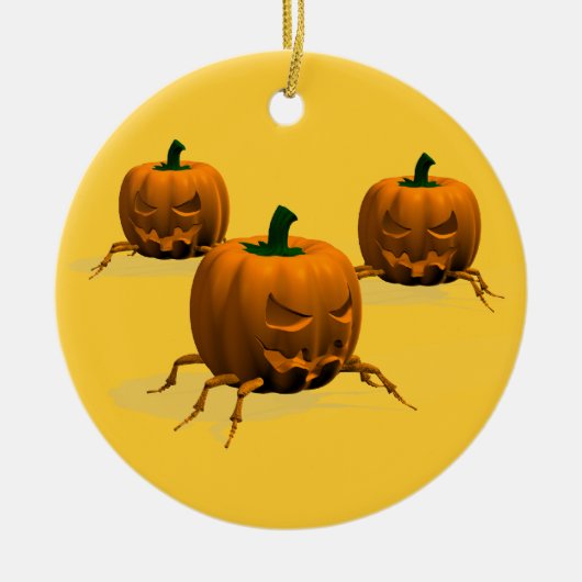 ハロウィーンバグ セラミックオーナメント (正面)
