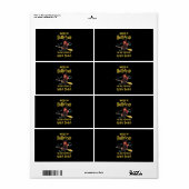 ハロウィーンバックルアップバターカップウィッチスイッチ ラベル (フルシート)