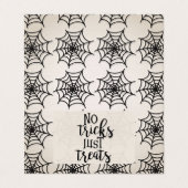 ハロウィーンバッグトッパーを扱うトリックなし 名刺 (外部フラット)