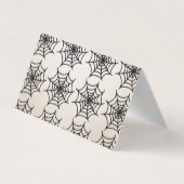 ハロウィーンバッグトッパーを扱うトリックなし 名刺 (裏面)