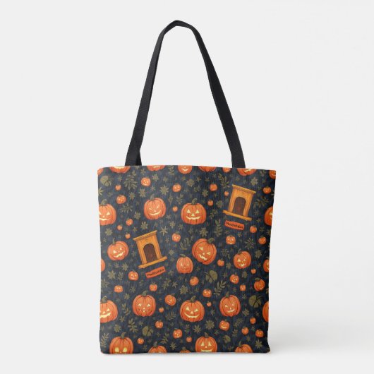 ハロウィーンバッグ トートバッグ (裏面)
