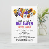 ハロウィーンバルーン近傍ブロックパーティー 招待状 (スタンド正面)