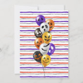 ハロウィーンバルーン近傍ブロックパーティー 招待状 (裏面)