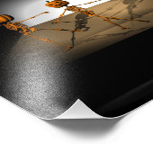 ハロウィーンバレエバレエ踊りパンプキンス フォトプリント            (角)