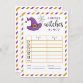 ハロウィーンバンコカード応援ウィッチ2ラウンド 招待状 (正面/裏面)