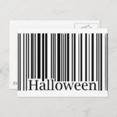 ハロウィーンバーコード ポストカード (正面/裏面)
