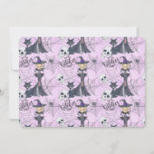 ハロウィーンバートウィッチバチェロレッテ 招待状 (裏面)