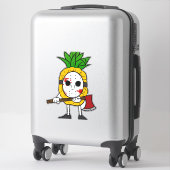 ハロウィーンパイナップル シール (スーツケース)