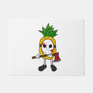 ハロウィーンパイナップル ドアマット