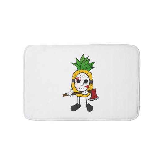 ハロウィーンパイナップル バスマット (正面)