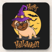 ハロウィーンパギーのコルクで支えられたコースター コースター (正面)