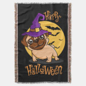 ハロウィーンパギー投げ スローブランケット (正面縦)